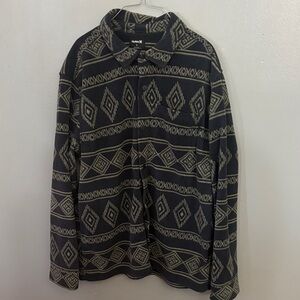 Hurley Men’s Santa Cruz Windchill Jacket, Geometric Print